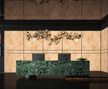 New Chinese Style Reception Area-ID:619287017
