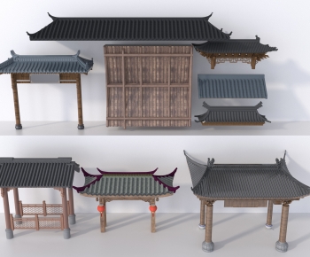 Chinese Style Ancient Architectural Buildings-ID:254154923