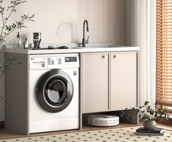 Modern Laundry Cabinet-ID:818103081