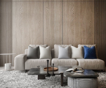 Modern Three-seat Sofa-ID:976937061