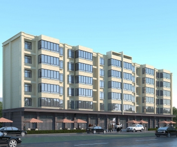 Modern Appearance Of Commercial Building-ID:715522057