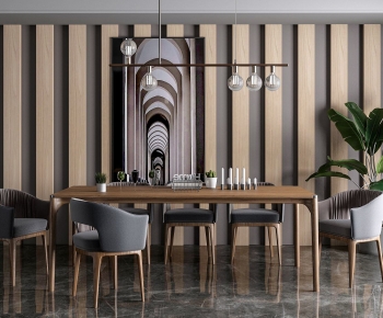 Modern Dining Table And Chairs-ID:416950947