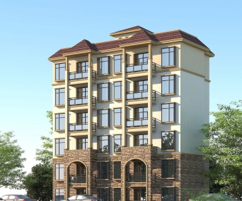 Modern Residential Building-ID:662993919