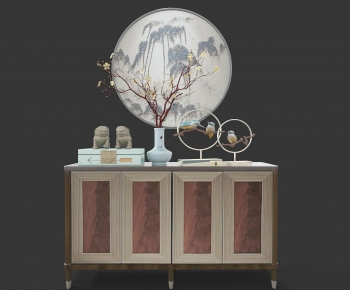 New Chinese Style Side Cabinet-ID:966296918