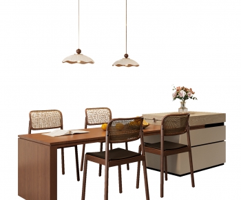 Modern Dining Table And Chairs-ID:911155945