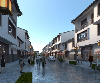 Chinese Style Commercial Street-ID:412687066