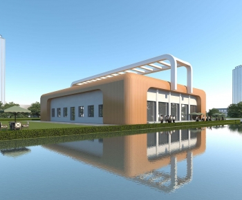 Modern Architecture Of Artistic Style-ID:661370996