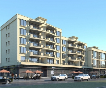 Modern Appearance Of Commercial Building-ID:756578926