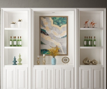 French Style Decorative Cabinet-ID:972219946