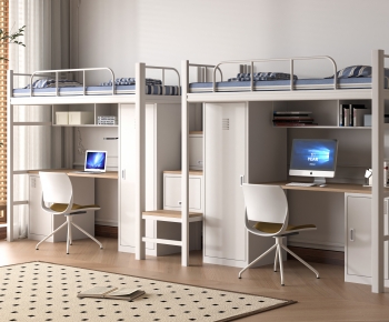 Modern Bunk Bed-ID:385642052
