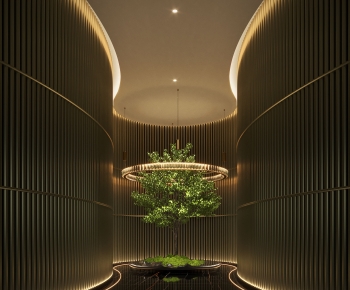 Modern Plant Landscaping-ID:370815041
