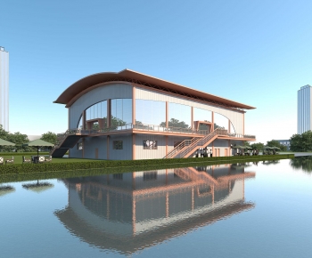 Modern Architecture Of Artistic Style-ID:615005974