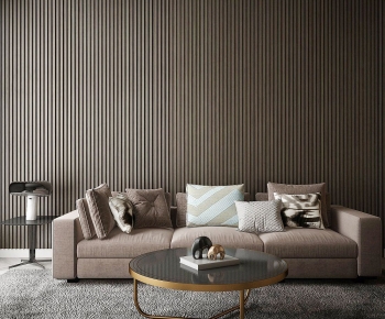 Modern Three-seat Sofa-ID:841572056