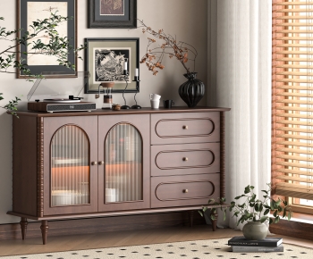 French Style Side Cabinet-ID:348124032