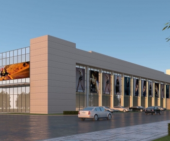 Modern Appearance Of Commercial Building-ID:640584954