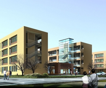 Modern School Building-ID:224632021