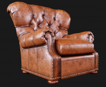 European Style Single Sofa-ID:753989292