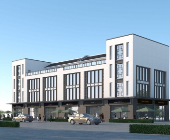 New Chinese Style Commercial Street-ID:864687923