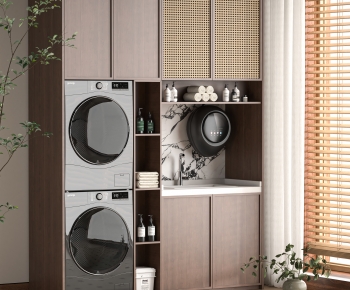 Modern Laundry Cabinet-ID:825987107