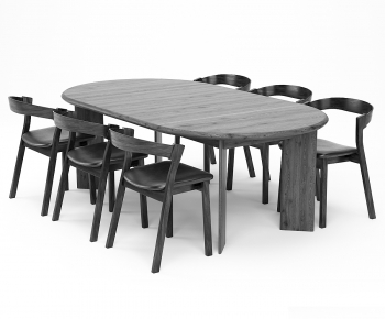 Modern Dining Table And Chairs-ID:408006911