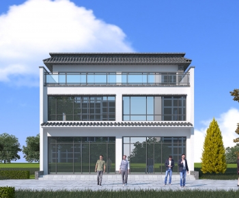 Chinese Style Public Building-ID:839701892