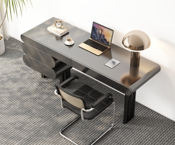 Modern Computer Desk And Chair-ID:829494952