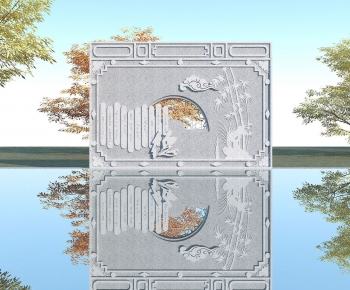 New Chinese Style Landscape Wall-ID:817305097