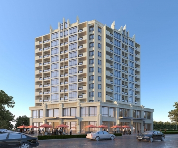 Modern Appearance Of Commercial Building-ID:918112042