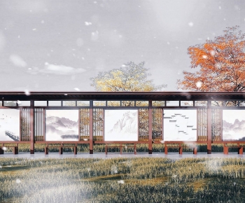 New Chinese Style Gallery Frame-ID:626890731