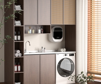 Modern Laundry Cabinet-ID:718692067