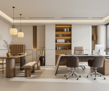 New Chinese Style Manager's Office-ID:425729041