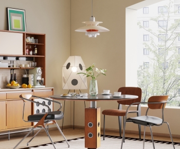 Modern Dining Table And Chairs-ID:555387978