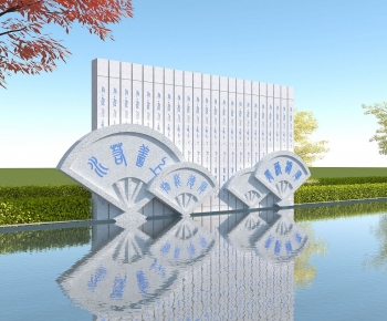 New Chinese Style Landscape Wall-ID:619049121