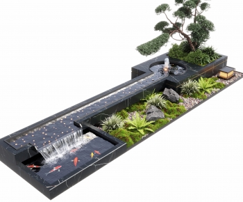 Modern Rockery Waterscape-ID:304807901