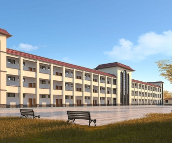 Modern School Building-ID:897939928