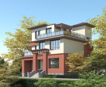 Modern Villa Appearance-ID:300883054