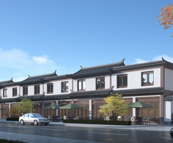 Chinese Style Commercial Street-ID:231187118