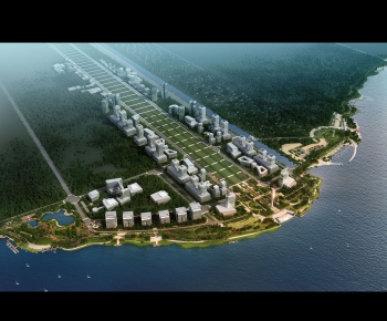 Modern Architectural Bird's-eye View Planning-ID:493352899