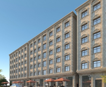 European Style Appearance Of Commercial Building-ID:578063961