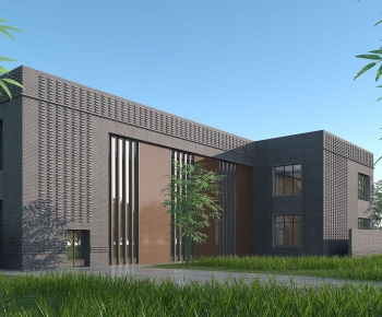 Modern Appearance Of Commercial Building-ID:416541101