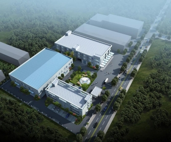 Modern Architectural Bird's-eye View Planning-ID:326738129