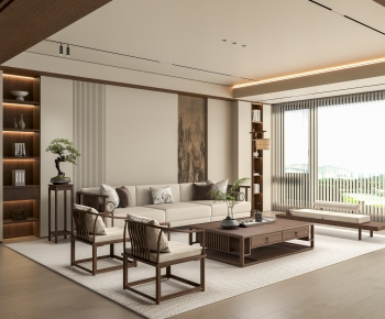 New Chinese Style Dining Room-ID:962692029