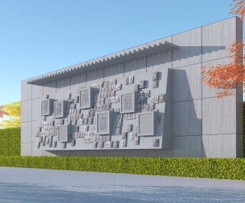 New Chinese Style Landscape Wall-ID:552139336