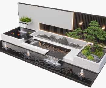 Modern Rockery Waterscape-ID:215694901