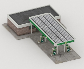 Modern Gas Station-ID:280339962