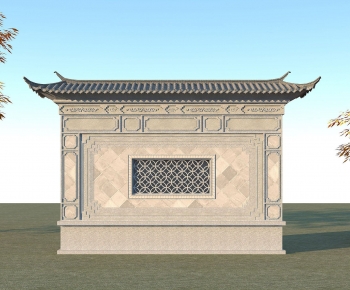 Chinese Style Landscape Wall-ID:140665052