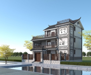 Modern Residential Building-ID:488245016