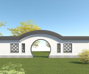 Chinese Style Landscape Wall-ID:589715969