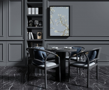 New Chinese Style Dining Table And Chairs-ID:584000113