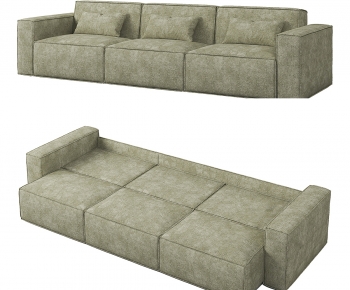 Modern Three-seat Sofa-ID:533579119